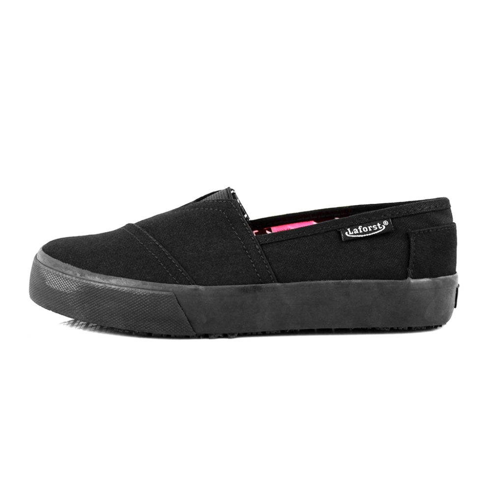 Laforst black slip resistant shoes